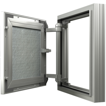 D2040 ceramo comfort, Нажимной люк под плитку на износоустойчивой петле 200х400 65мм