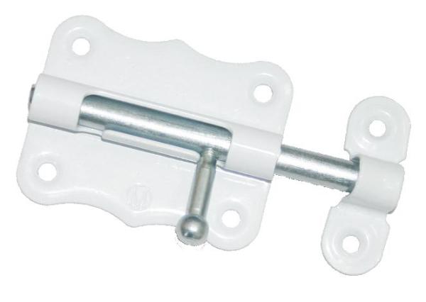 Задвижка накладная ЗТ-2- 30, Металлист, полимер белый