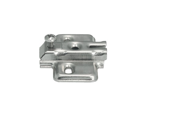 Монтажная планка крестовая Metallamat A, высота 2 мм, крепление шурупами, монтаж задвижением, Hafele, 316.51.502