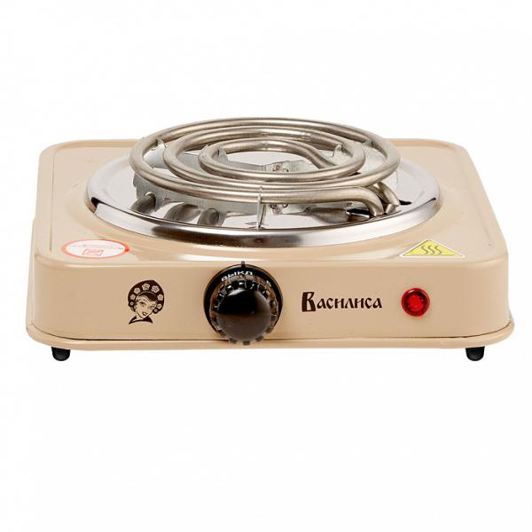 Плитка электрическая ВАСИЛИСА ВА-901, 1 конф, бежевая