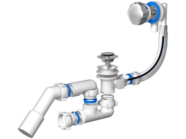 Сифон для ванны Ани  полуавтомат ЕМ321