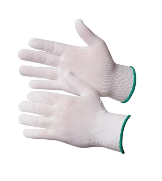 Перчатки нейлоновые, белые, GWARD