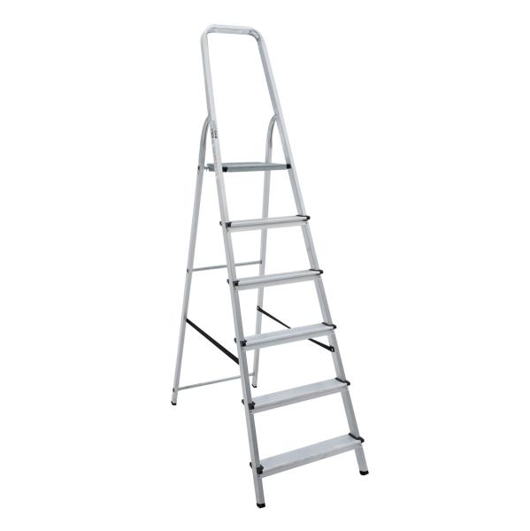 Лестница-стремянка Новая Высота NV1110, 6 ступеней, рабочая нагрузка 150 кг