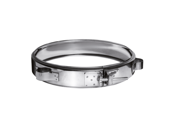 Хомут обжимной под растяжку (430/0,5 мм) Ф220