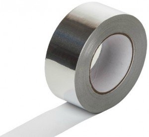 Лента клейкая алюминиевая,50ммх10м,  (89071) (Россия)