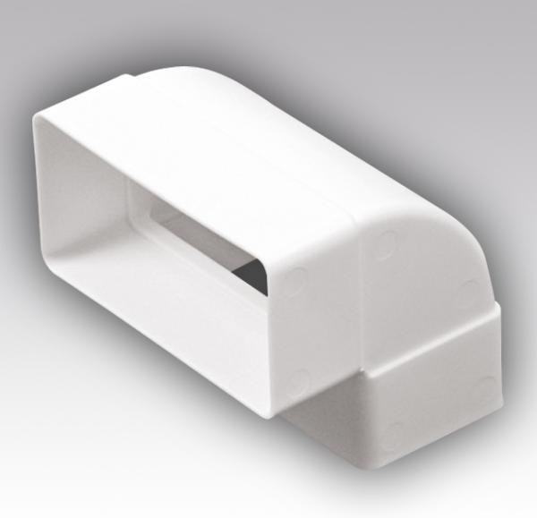 612КВП, Колено вертикальное пластик 90°, 60х120 ERA