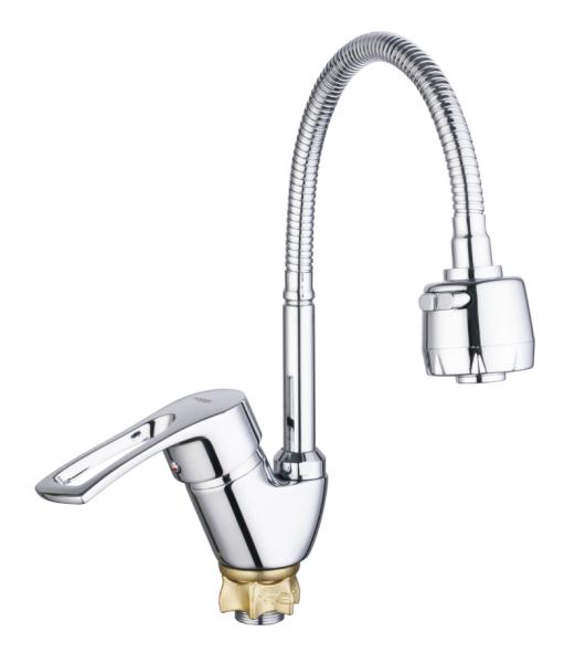 Смеситель для кухни Zegor гибкий излив YUB4-E181