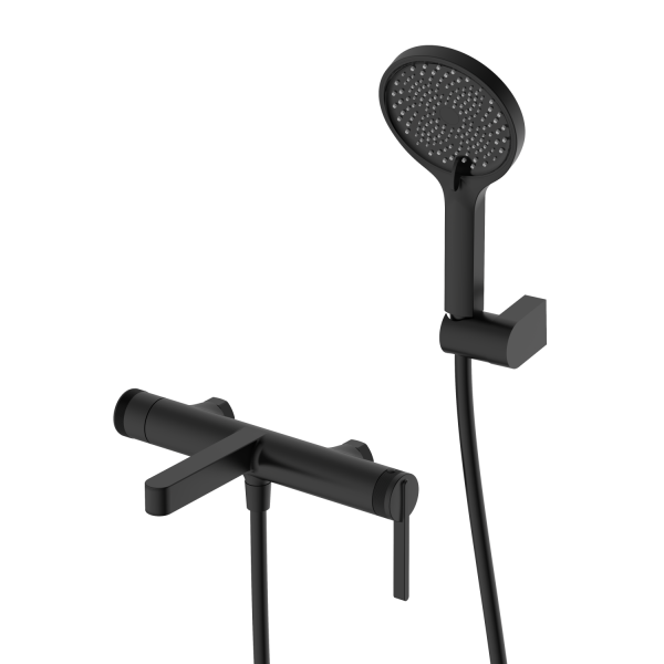 Смеситель для ванны DQ Bonn DA1703205 черный матовый