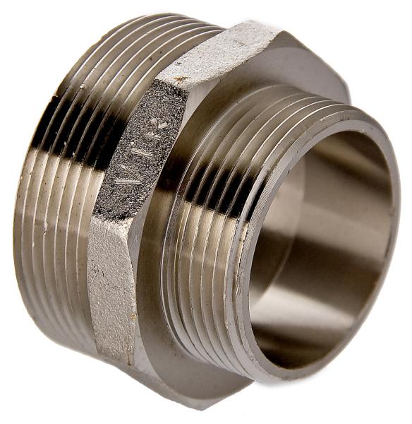 Бочонок (ниппель) переходной Valtec 2"х1/2" латунь никелированная, VTr.580.N.0904