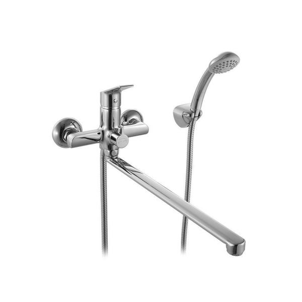 Смеситель для ванны Milardo Nelson NELSBLCM10, длинный излив