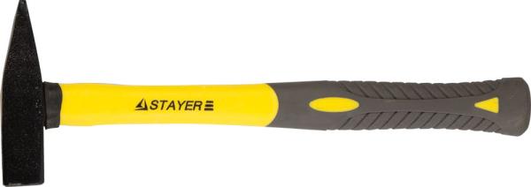 Молоток слесарный с фиберглассовой рукояткой, кованый, 300 г,STAYER Professional (20050-03_z01)