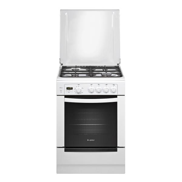 Плита газовая Gefest ПГ 6100-04, белая, 60 см