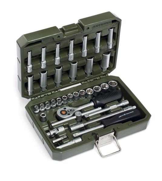 Набор головок и принадлежностей 1/4", Дело Техники, 35 предметов, 600735