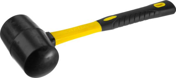 Киянка  резиновая чёрная, 900г, с фиберглассовой ручкой, STAYER Professional (2054-90)