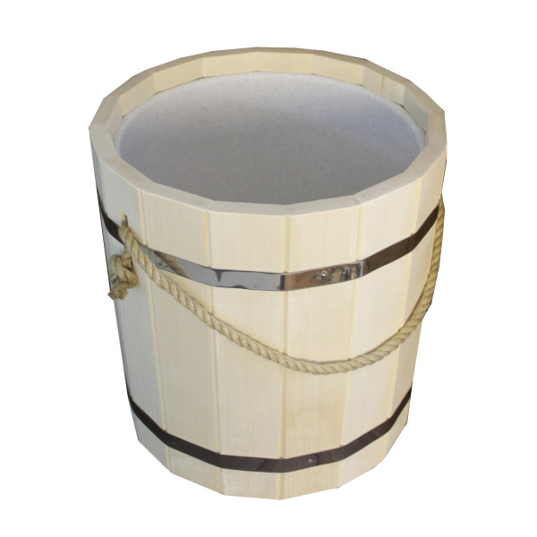 Ведро "Емеля" 10л с пластмассовой вставкой