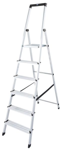 Лестница-стремянка Krause Monto Solidy, 6 ступеней, рабочая нагрузка 150 кг