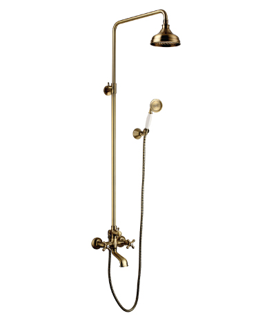 Душевая система Lemark Vintage LM2862B золотой