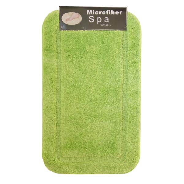 Коврик для ванной комнаты Zalel Lux Border 100х60 см, зеленый