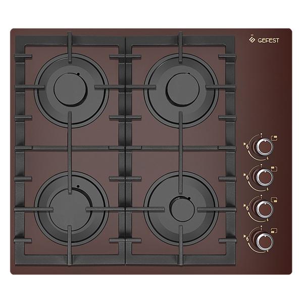 Панель варочная газовая Gefest СГ СВН 2230 К4, коричневая