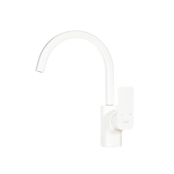 Смеситель дял кухни D&K Berlin Steinbeis белый