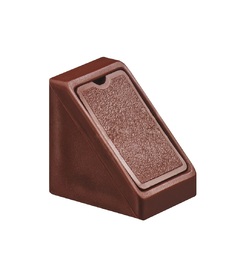 Угловая стяжка Mini 18 мм, с заглушкой, темно-коричневая, Hafele, 262.56.155
