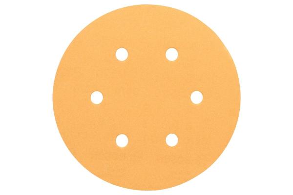 Круг из шлифовальной шкурки ф150 К80 Best for Wood&Paint, 6 отверстий, Bosch