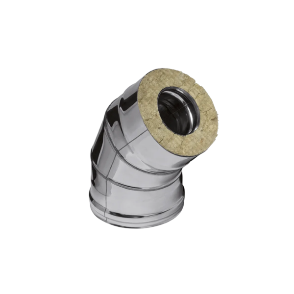 Сэндвич-колено 135° (430/0,8мм + нерж.) Ф150х210