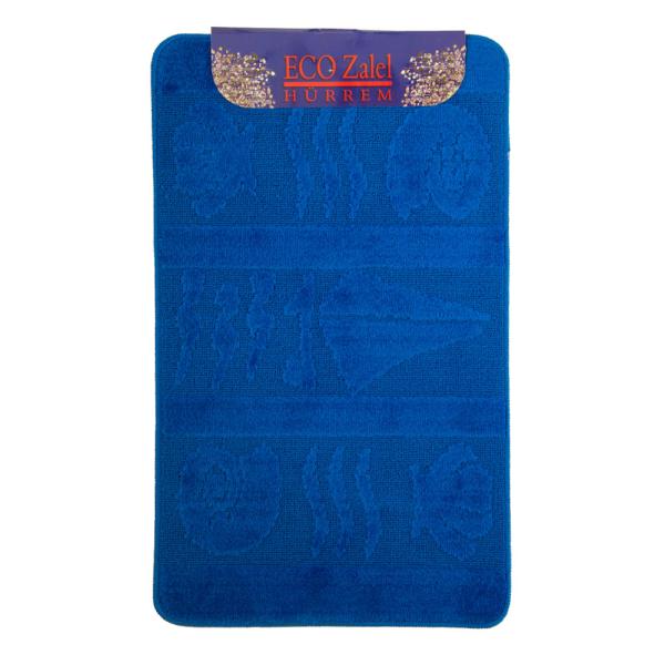 Коврик для ванной комнаты Zalel 100х60 см, синий