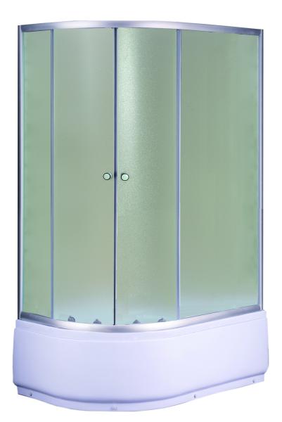 Душевое ограждение HD-ОU12080VR 120х80 ассиметричное правое