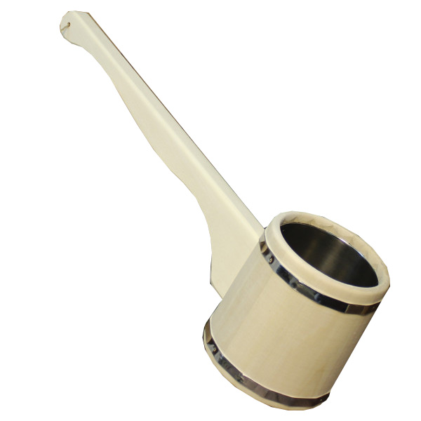 Ковш 1,2 л "Емеля" с нерж. вставкой, длинная ручка