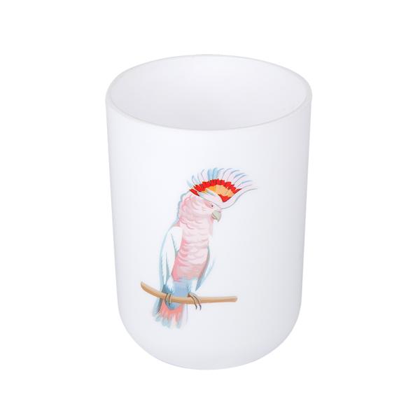 Стакан АкваЛиния пластик для зубных щеток Эдем PP0349A-TB