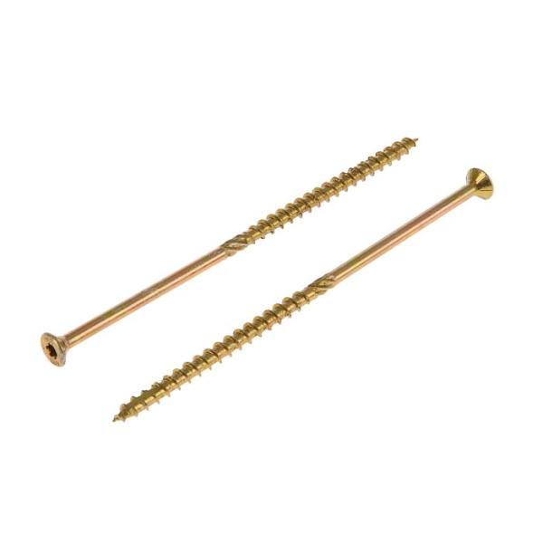 Шуруп потай FPF-ST  8,0х200 YZP, желтый цинк, неполн.резьба, шлиц TORX, Fischer