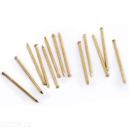 Гвозди финишные 1,2х30мм латунь, (кг)