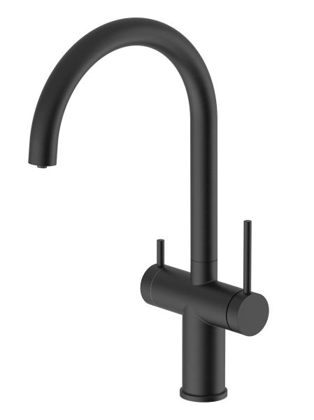 Смеситель для кухни Santek Энсо под фильтр WH5A43027N001 черный