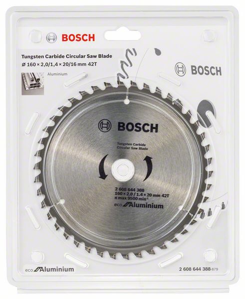 Диск пильный по дереву 160x20/16 мм 42 зуба, Bosch