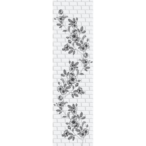 Панель стеновая 2,7х0,25м "Велия (декор)" 8мм ( комплект 3шт)