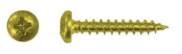 Шуруп  п/сфера желтый цинк 2,5х10