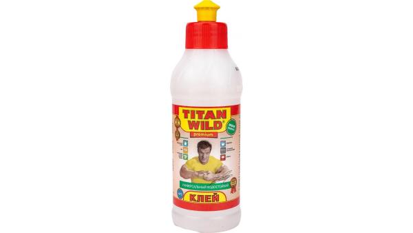 Клей универсальный Titan Wild Premium водостойкий, прозрачный, 250 мл, Titan Wild