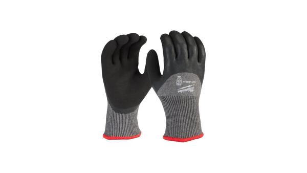Перчатки защитные Winter Cut level 5/E, х/б, 8/M, латексное покрытие, Milwaukee