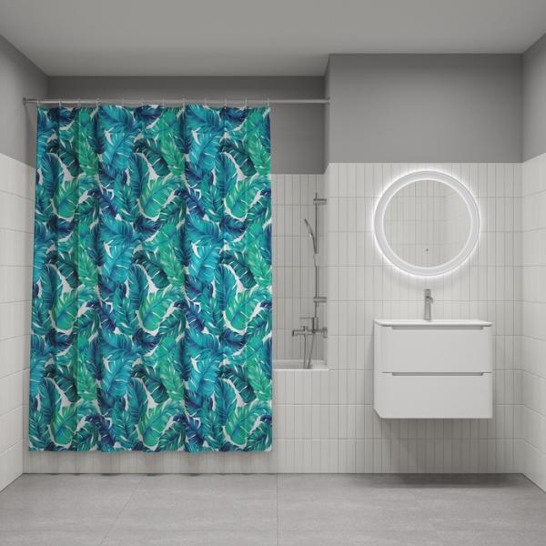 Штора для ванной комнаты Iddis BF05P18i11 180x200 см полиэстер, разноцветная