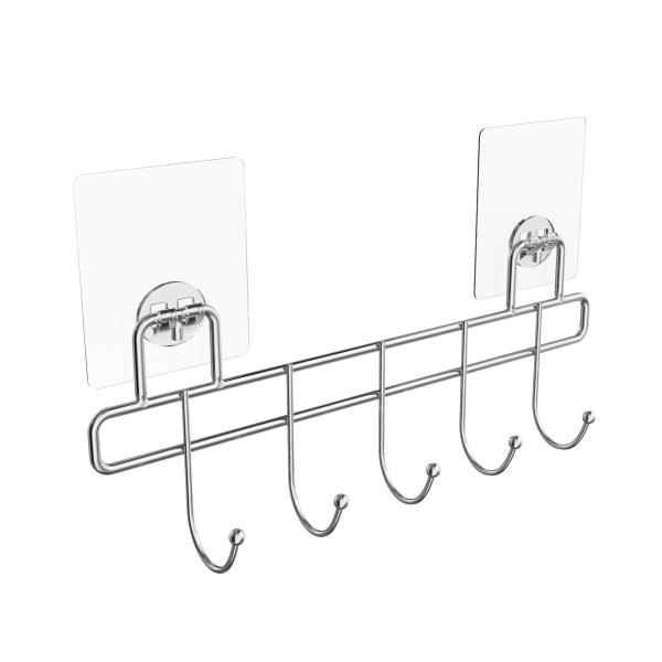 Планка с 5 крючками Kleber Lite хром KLE-LT005