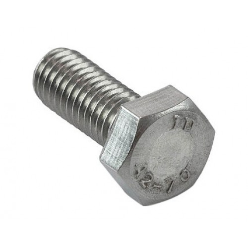 Болт с шестигранной головкой  6,0х 30, DIN 933, А2, нержавейка