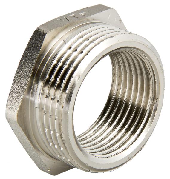 Футорка переходник Valtec 2"х3/4" латунь никелированная (10/40)