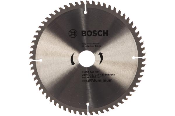 Диск пильный по дереву 210x30 мм 64 зуба, Bosch