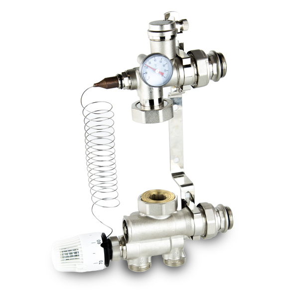 Узел насосно-смесительный для коллектора (без насоса) 1"х1 1/2", RTP