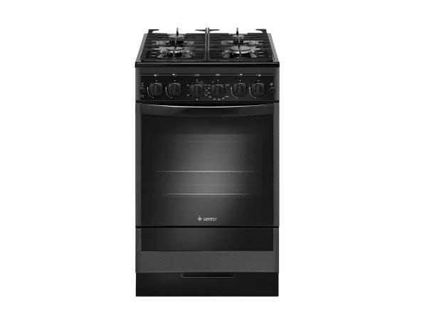 Плита газовая Gefest ПГ 5500-02 0115, черная, 50 см