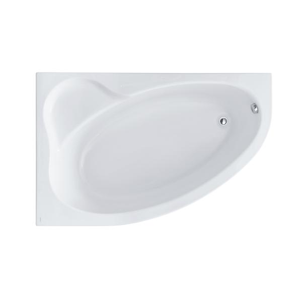 Ванна акриловая Santek Эдера 170x110 см левая с монтажным комплектом