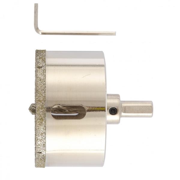 Сверло алмазное по керамограниту , 25х67 мм, 3-гран.хвостовик (726253) (Matrix)