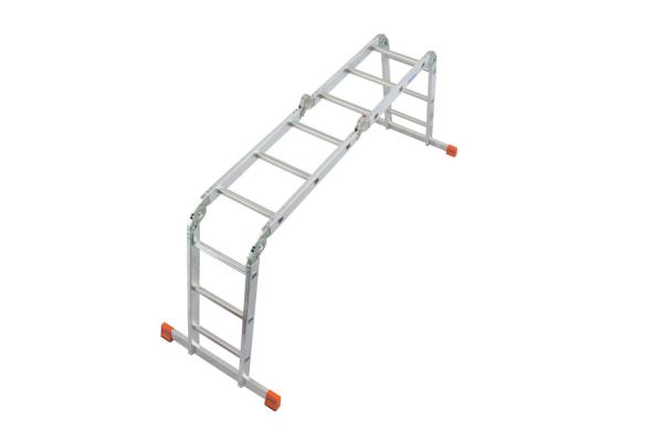 Лестница-трансформер шарнирная Krause Monto MultiMatic, 4x3 ступени, рабочая нагрузка 150 кг