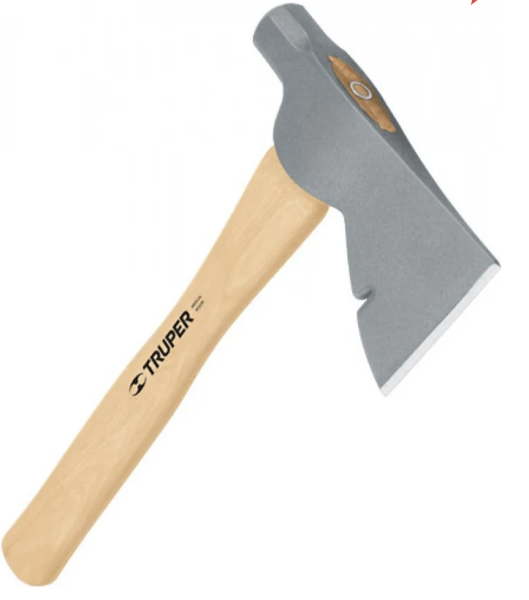 Топор домашний с рукояткой из орехового дерева, кованная сталь 1045, Truper